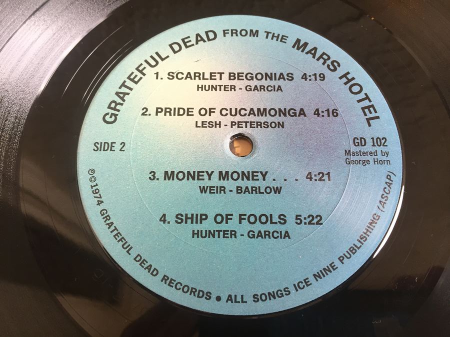 Grateful Dead, The ‎- From The Mars Hotel - Grateful Dead Records ‎- GD 102 [Photo 6]