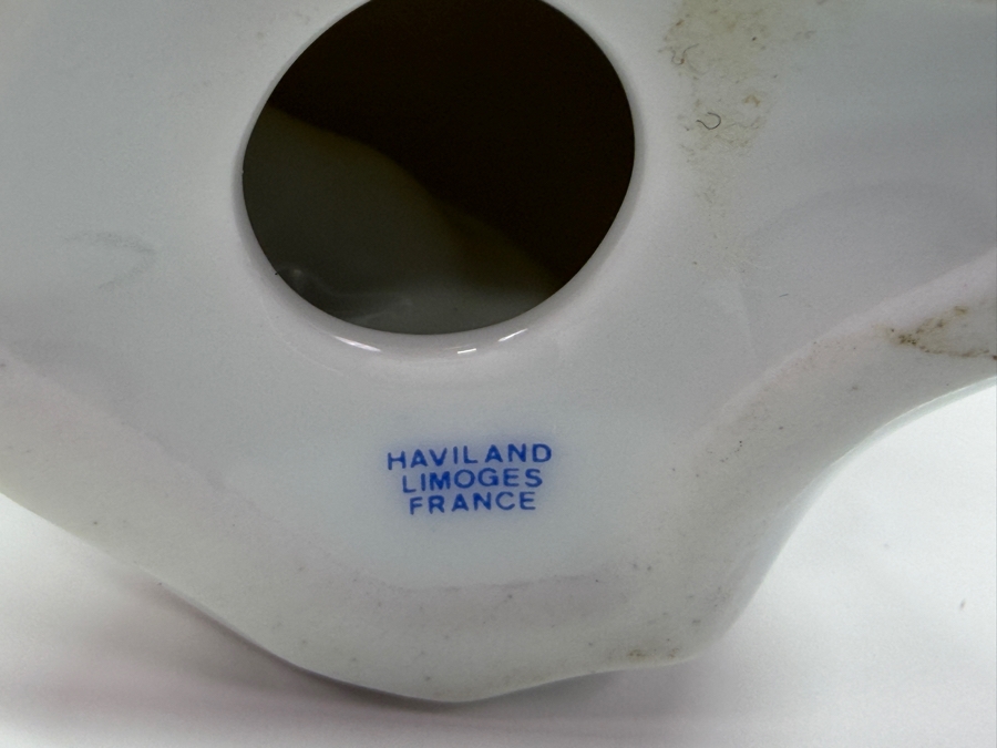 Vintage Haviland Limoges France White Porcelain Glossy Turkey Figurine Sculpture 4'H (RSF) [Photo 5]