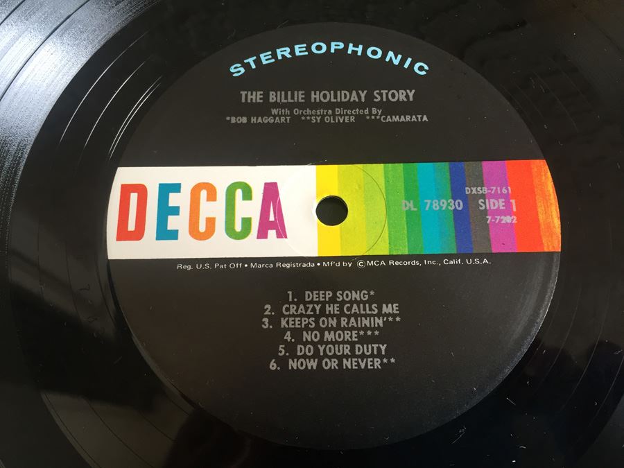 Billie Holiday ‎- The Billie Holiday Story - Decca ‎- DL 78930 [Photo 10]