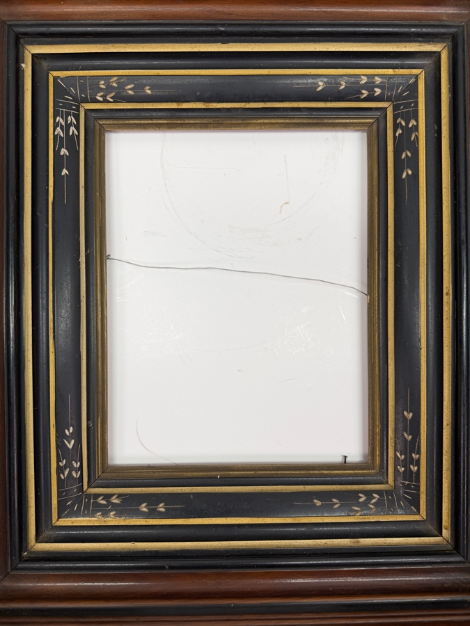 Antique 19th Century Victorian Wooden Picture Frame 8 X 10 / 14.5 X 16.5 (RSF) [Photo 2]
