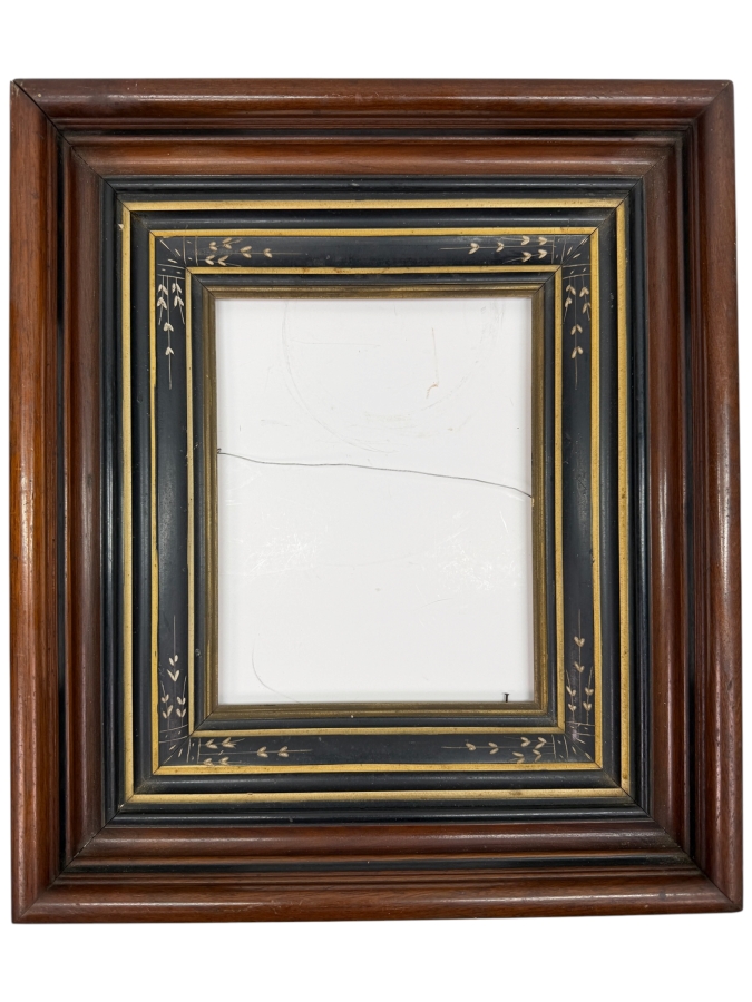 Antique 19th Century Victorian Wooden Picture Frame 8 X 10 / 14.5 X 16.5 (RSF)