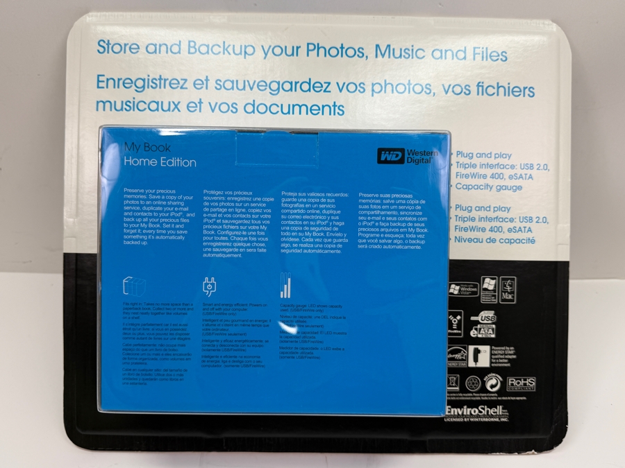 New Western Digital 1TB External Hard Drive My Book (RSF) [Photo 2]