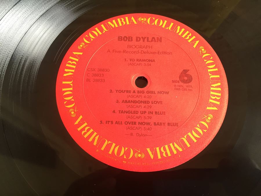Bob Dylan ‎- Biograph - Columbia ‎- C5X 38830 - 5 x Vinyl - Compilation [Photo 19]