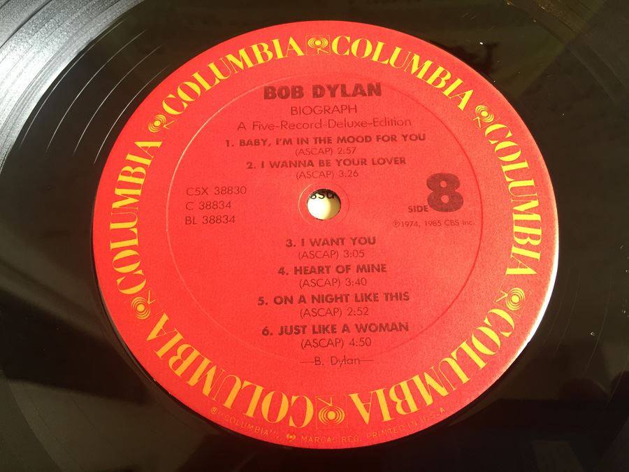 Bob Dylan ‎- Biograph - Columbia ‎- C5X 38830 - 5 x Vinyl - Compilation [Photo 27]