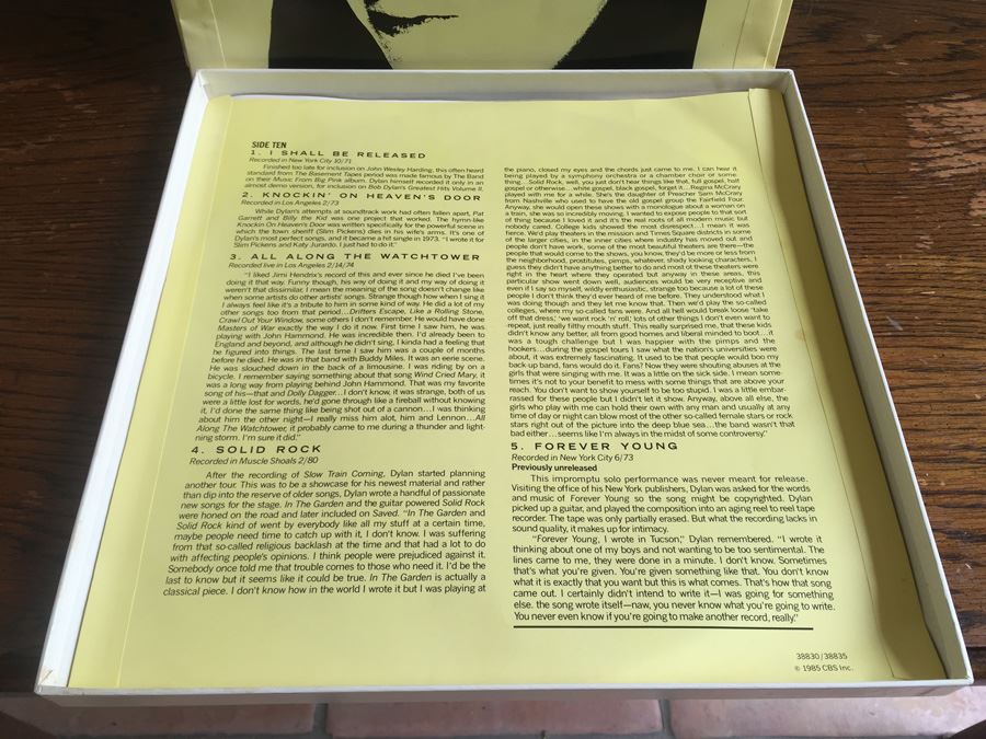 Bob Dylan ‎- Biograph - Columbia ‎- C5X 38830 - 5 x Vinyl - Compilation [Photo 28]