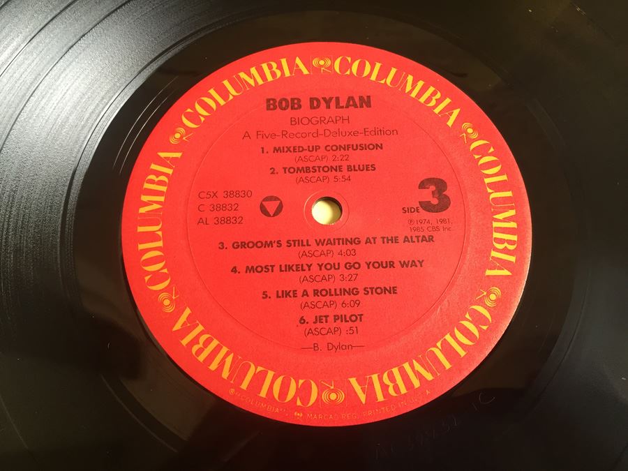 Bob Dylan ‎- Biograph - Columbia ‎- C5X 38830 - 5 x Vinyl - Compilation [Photo 13]