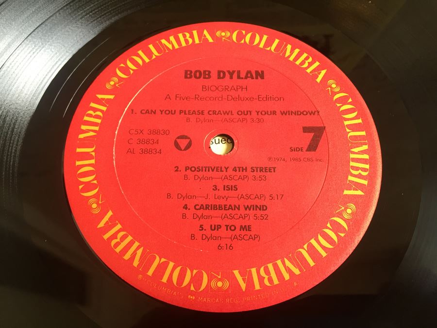 Bob Dylan ‎- Biograph - Columbia ‎- C5X 38830 - 5 x Vinyl - Compilation [Photo 25]