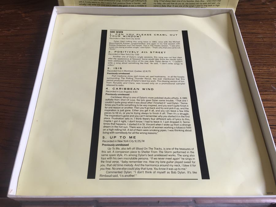 Bob Dylan ‎- Biograph - Columbia ‎- C5X 38830 - 5 x Vinyl - Compilation [Photo 23]