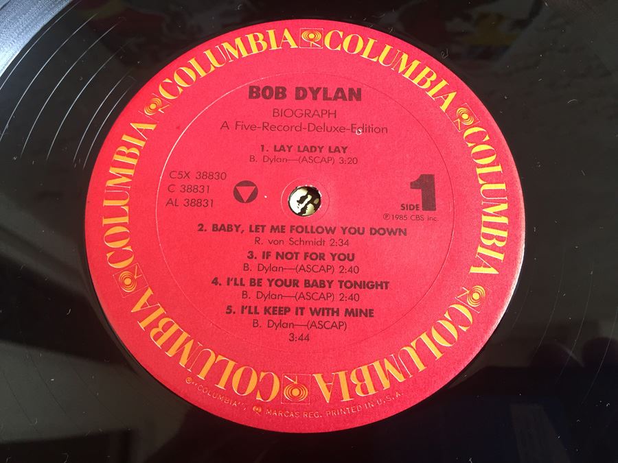 Bob Dylan ‎- Biograph - Columbia ‎- C5X 38830 - 5 x Vinyl - Compilation [Photo 6]