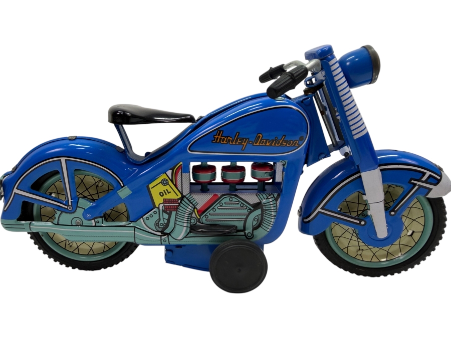 Harley-Davidson 2000 Reproduction Tin Toy Motorcycle 9.5W X 5H (RSF)