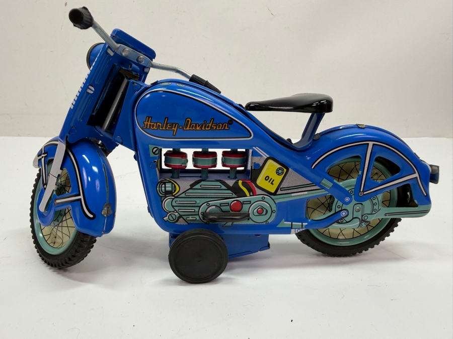 Harley-Davidson 2000 Reproduction Tin Toy Motorcycle 9.5W X 5H (RSF) [Photo 3]