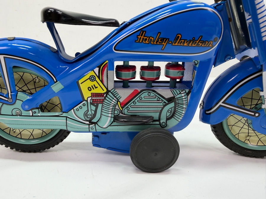 Harley-Davidson 2000 Reproduction Tin Toy Motorcycle 9.5W X 5H (RSF) [Photo 2]