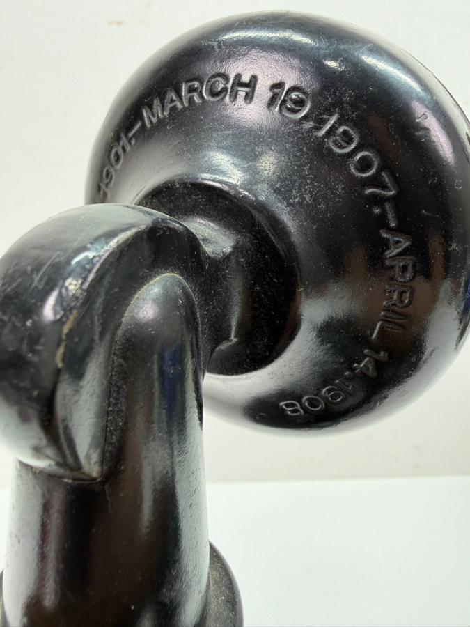Antique Candlestick Telephone With 1908 Patent Date 11'H (RSF) [Photo 6]