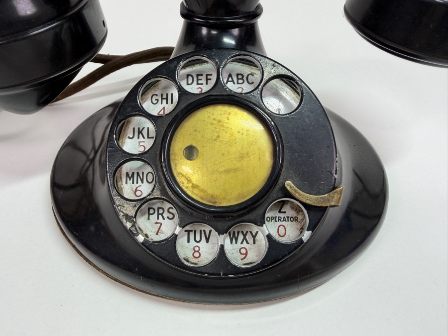 Western Electric Model 102 Rotary Dial Desk Telephone Circa 1920s 9W X 5H (RSF) [Photo 2]