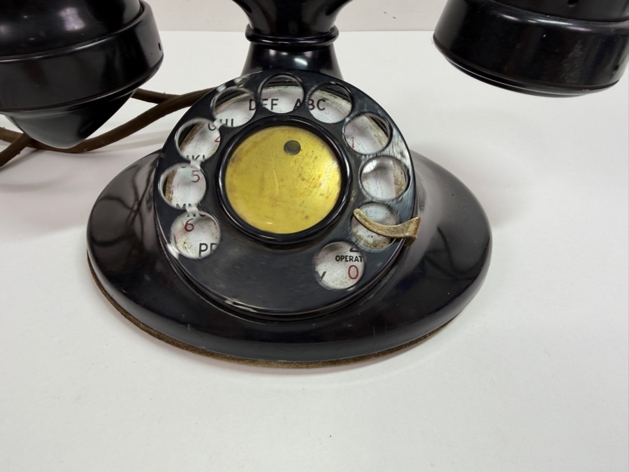 Western Electric Model 102 Rotary Dial Desk Telephone Circa 1920s 9W X 5H (RSF) [Photo 3]