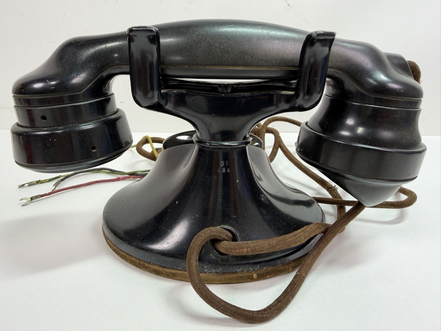 Western Electric Model 102 Rotary Dial Desk Telephone Circa 1920s 9W X 5H (RSF) [Photo 4]