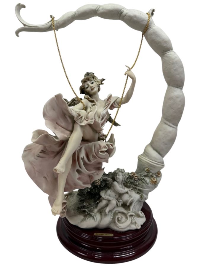 Giuseppe Armani Limited Edition Resin Figurine Titled 'Summertime' Handmade In Italy Numbered 260 Of 5,000 1993 Florence 17'H (RSF)