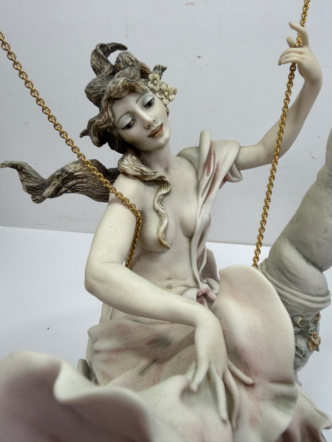Giuseppe Armani Limited Edition Resin Figurine Titled 'Summertime' Handmade In Italy Numbered 260 Of 5,000 1993 Florence 17'H (RSF) [Photo 11]
