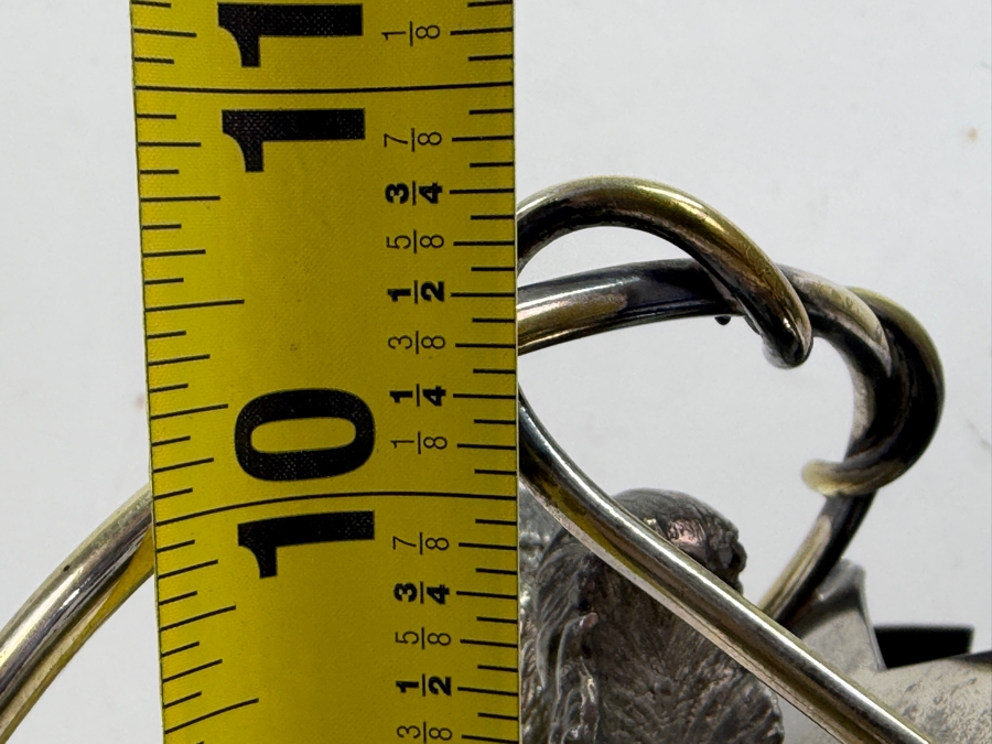 Antique Taunton Silver-plated Figural Nut Bowl With Squirrel 10.5'H (RSF) [Photo 13]