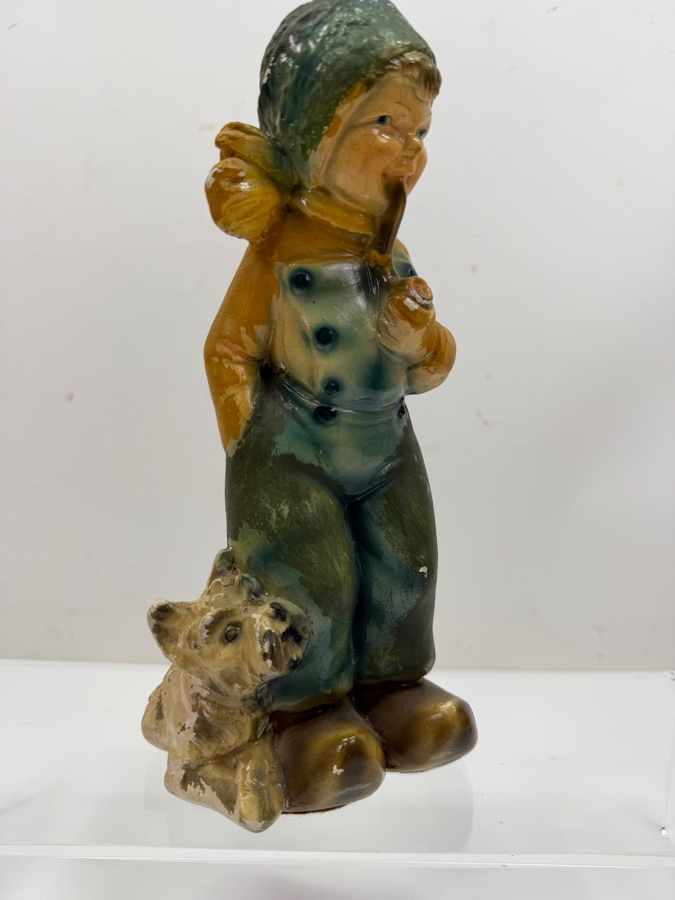 Vintage Polychrome Chalkware Figurine 8.5H (RSF) [Photo 3]