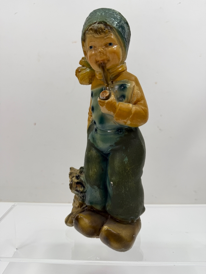 Vintage Polychrome Chalkware Figurine 8.5H (RSF) [Photo 7]