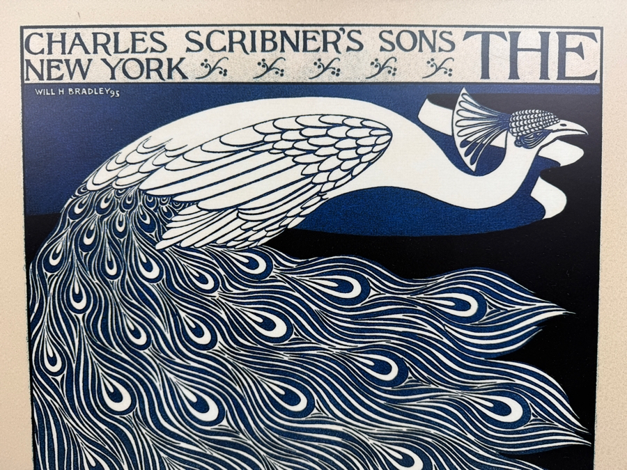 Reproduction Print On Board Of The Historical Art Poster 'The Modern Poster' Designed By Will H. Bradley In 1895 For Publisher Charles Scribner's Sons 15 X 22 (HA) [Photo 2]
