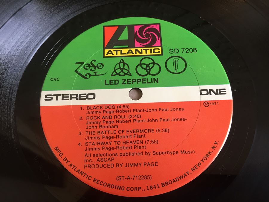 Led Zeppelin ‎- Untitled - Atlantic ‎- SD 7208 [Photo 8]