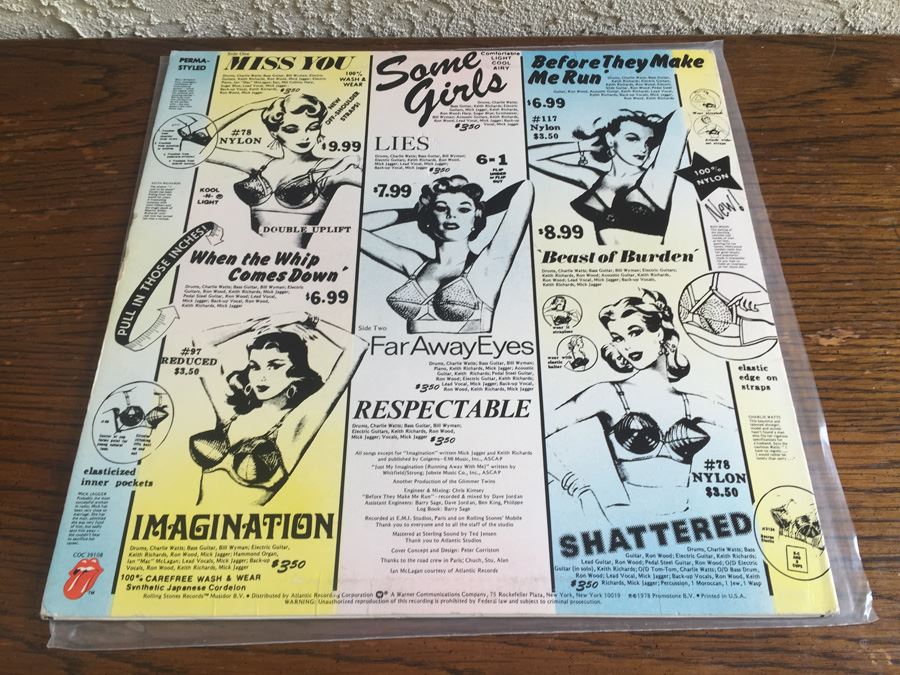 Rolling Stones, The ‎- Some Girls - Rolling Stones Records ‎- COC 39108 - 1st Version (Die Cut with Celebrity Faces) [Photo 2]