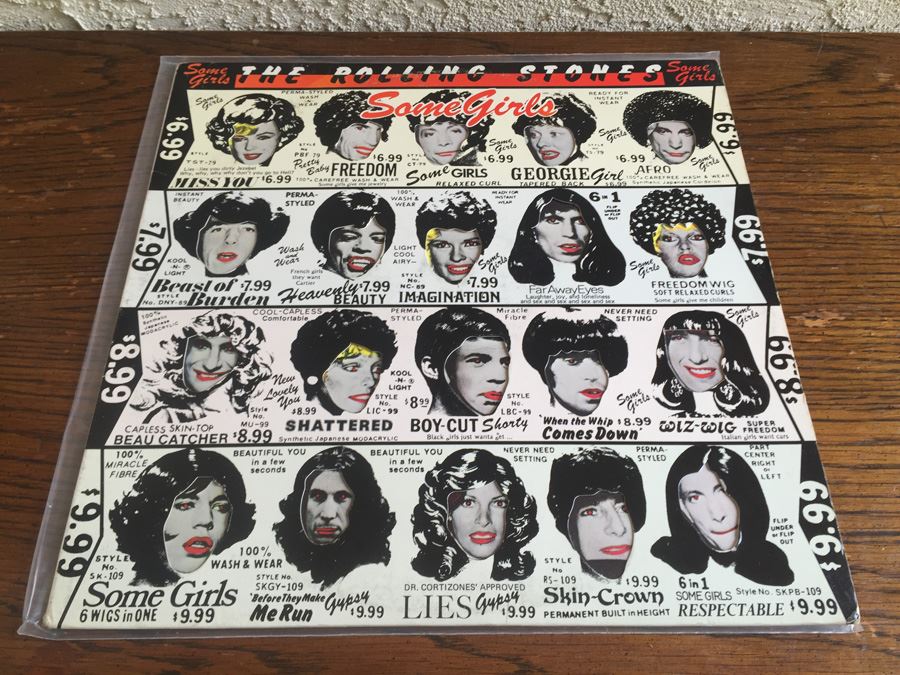 Rolling Stones, The ‎- Some Girls - Rolling Stones Records ‎- COC 39108 - 1st Version (Die Cut with Celebrity Faces)