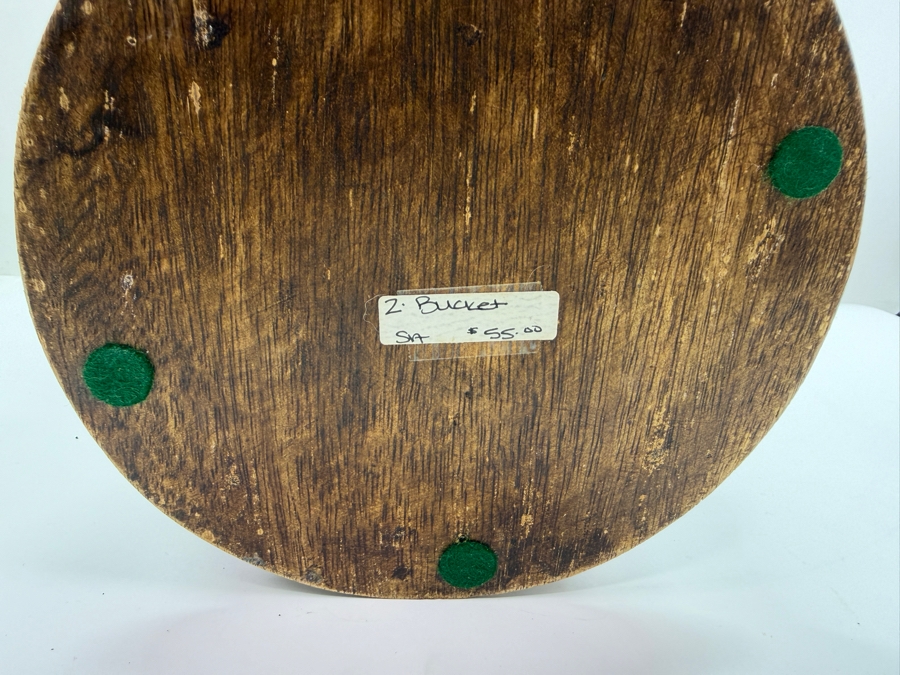 Handmade Wooden / Metal Bucket 12'H (RSF) [Photo 4]