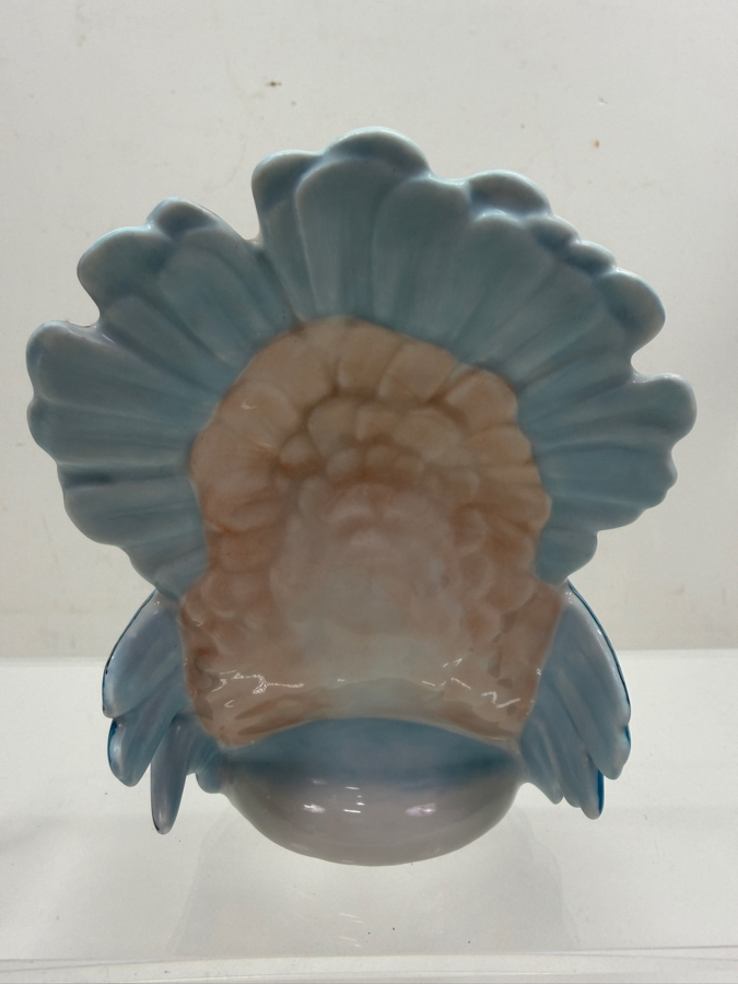 Herend Hungary Hand Painted Porcelain Turkey Figurine Rust Fishnet Pattern With 24k Gold Accents 4.5W X 5H Retails $755 (RSF) [Photo 5]