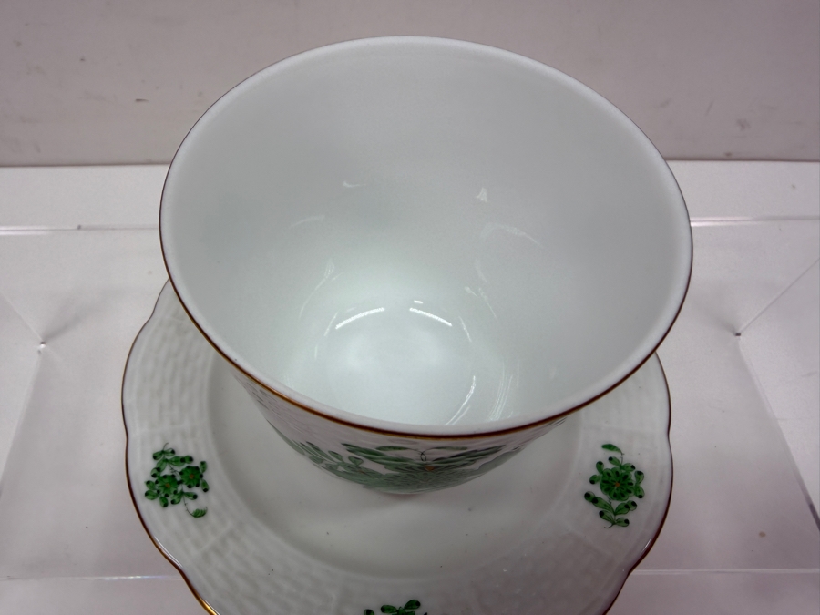 Herend Hungary Hand Painted Jam Jar With Berry Lid 4.5'H (RSF) [Photo 6]
