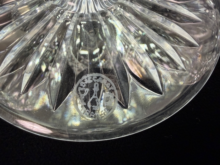 (10) Baccarat France Colbert Pattern Stemware Glasses 7.25'H (RSF) [Photo 9]