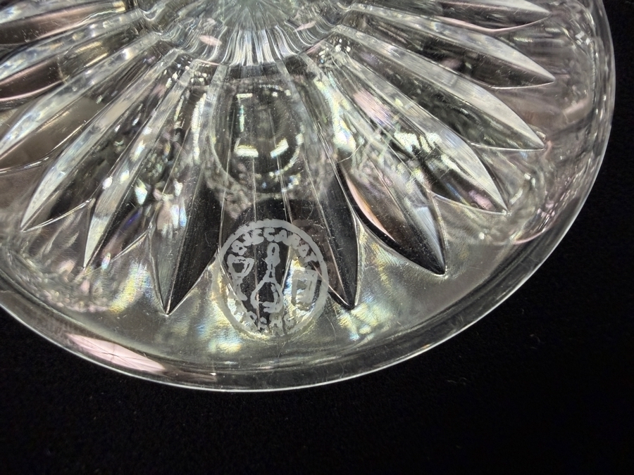 (10) Baccarat France Colbert Pattern Stemware Glasses 7.25'H (RSF) [Photo 8]