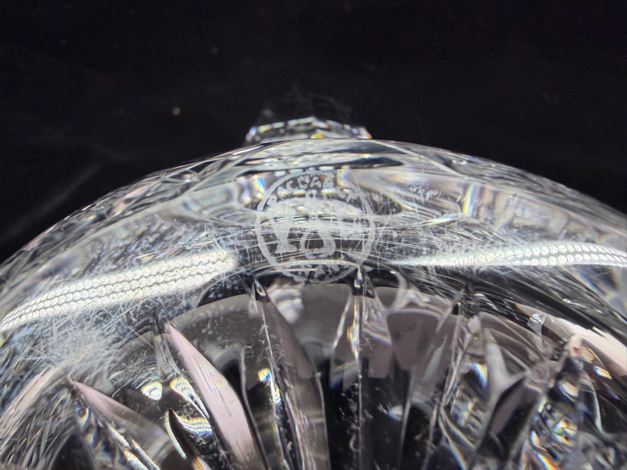 Vintage Baccarat France Colbert Pattern Crystal Pitcher 8.75'H (RSF) [Photo 7]