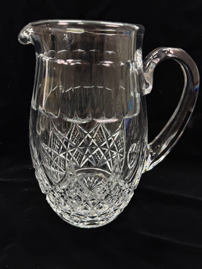 Vintage Baccarat France Colbert Pattern Crystal Pitcher 8.75'H (RSF) [Photo 4]