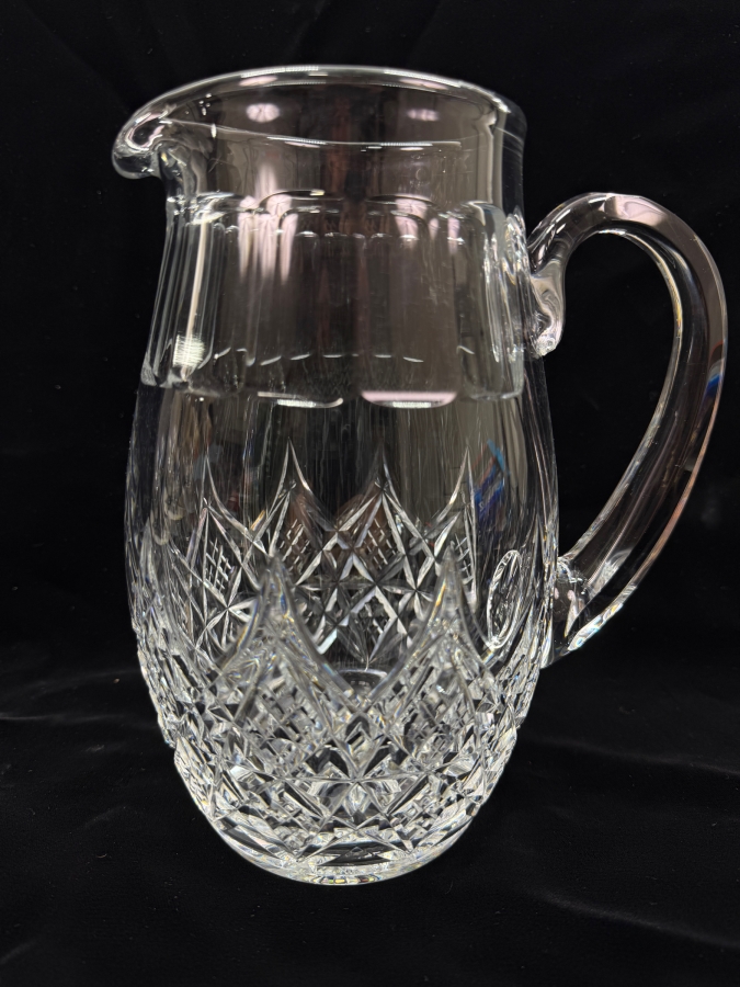 Vintage Baccarat France Colbert Pattern Crystal Pitcher 8.75'H (RSF)