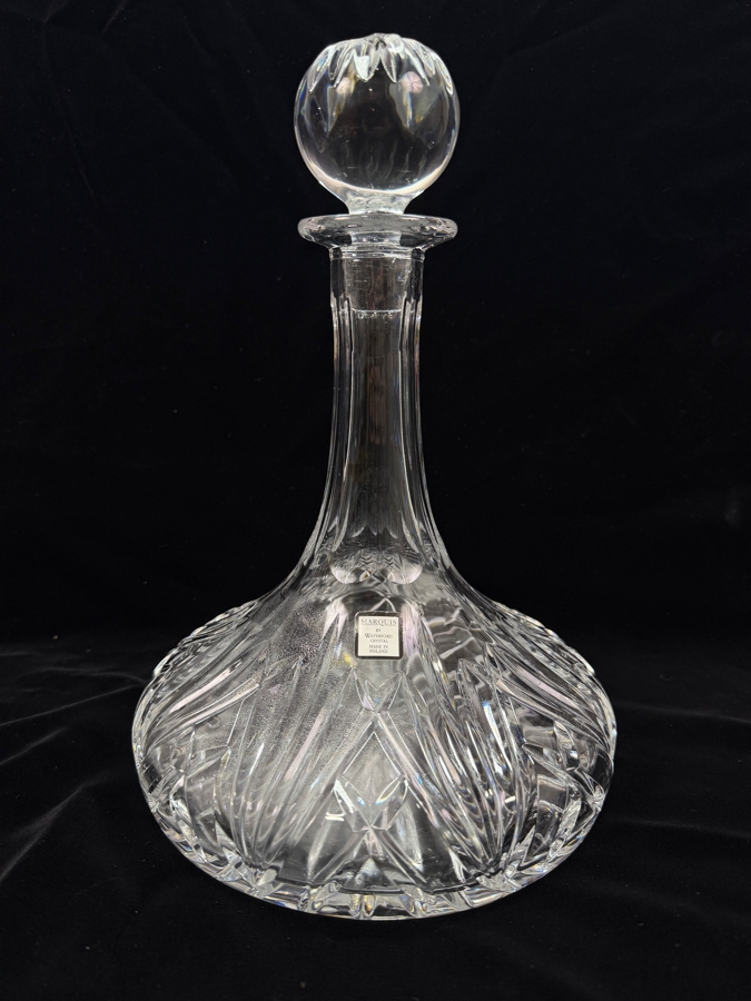 Waterford Crystal Marquis Pattern Decanter With Stopper 11'H (RSF) [Photo 2]