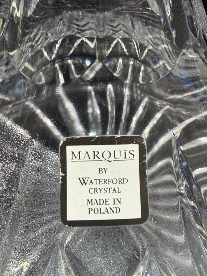 Waterford Crystal Marquis Pattern Decanter With Stopper 11'H (RSF) [Photo 4]
