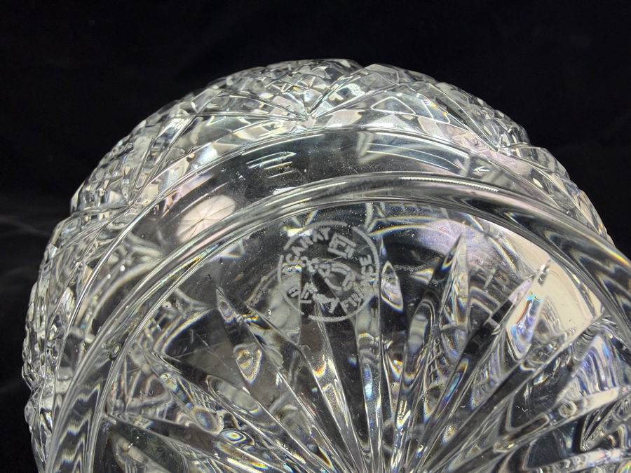 Vintage Baccarat France Crystal Colbert Pattern Decanter With Stopper 12'H (RSF) [Photo 4]