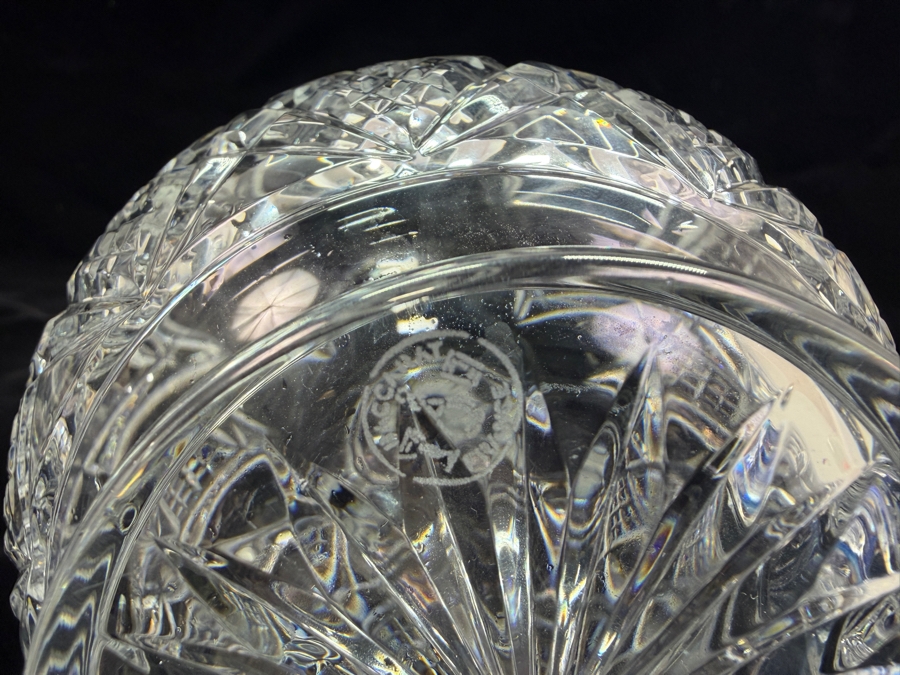 Vintage Baccarat France Crystal Colbert Pattern Decanter With Stopper 12'H (RSF) [Photo 5]