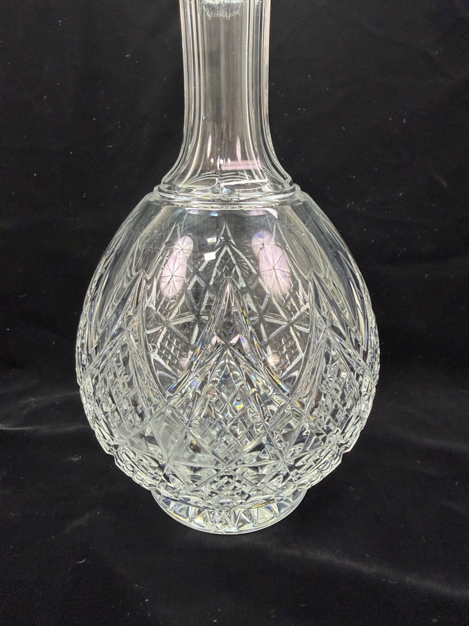 Vintage Baccarat France Crystal Colbert Pattern Decanter With Stopper 12'H (RSF) [Photo 2]