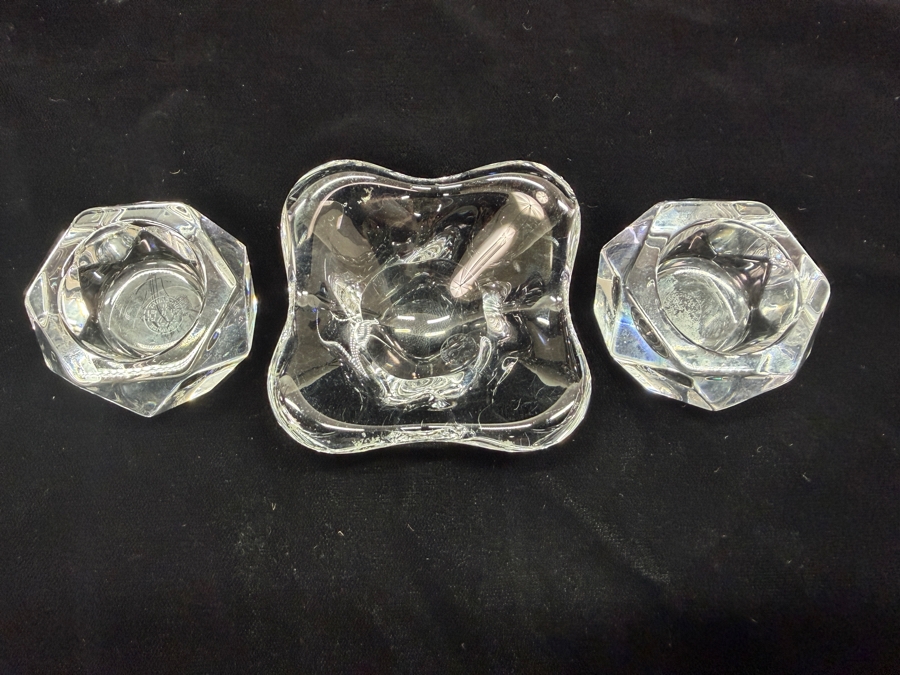 (3) Baccarat France Crystal Pieces (RSF) [Photo 3]