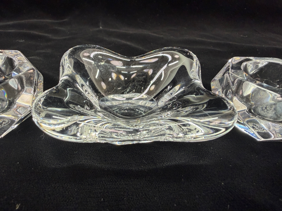 (3) Baccarat France Crystal Pieces (RSF) [Photo 5]