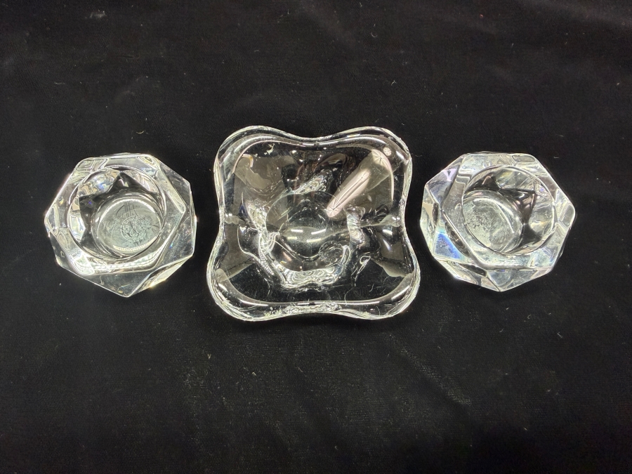 (3) Baccarat France Crystal Pieces (RSF) [Photo 2]