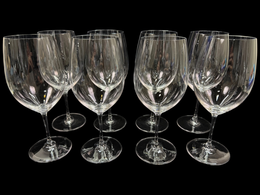 (8) Riedel Wine Glasses 8 7/8'H (RSF)