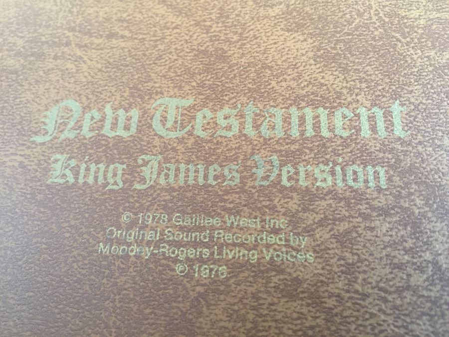 Holy Bible: Complete New Testament King James Version - 22 Vinyl Records - Moodey-Rogers - 1976 - Tennessee Ernie Ford [Photo 8]