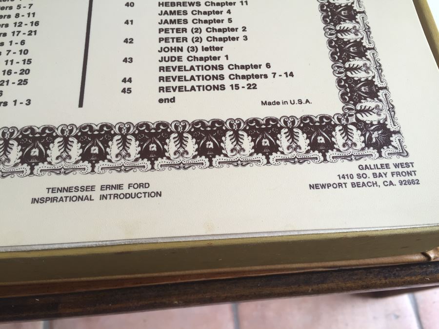 Holy Bible: Complete New Testament King James Version - 22 Vinyl Records - Moodey-Rogers - 1976 - Tennessee Ernie Ford [Photo 11]