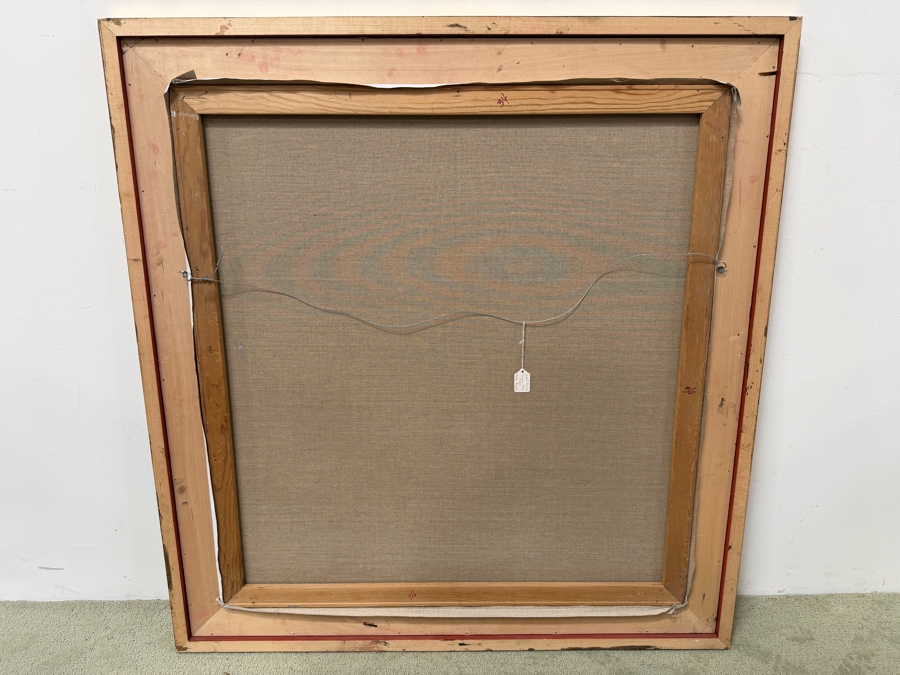 Joseph Mendez (B. 1933, American) Original Oil Painting On Canvas Titled Summer Still Life 34 X 36 Framed Retailed For $4,200 (RSF) [Photo 10]