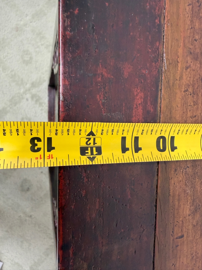 Vintage Chinese Republic Period Tall Stand 17W X 12.5D X 35H (RSF) [Photo 15]